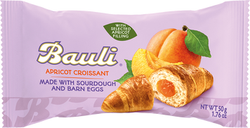 Круасан BAULI з абрикосовою начинкою 50 г (8001720445814) 1329809 фото