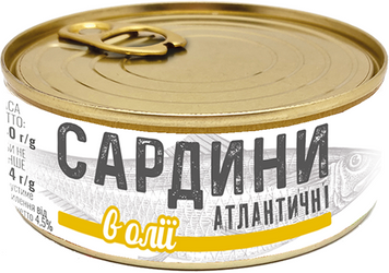 Сардины BANGA атлантические в масле 240 г (4751017405581) 1337309 фото
