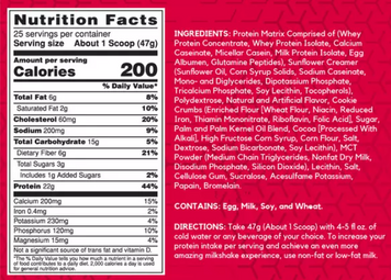 Протеин BSN Syntha-6 Cold Stone 1170 g / 25 servings / German Chokolate Kake 431040 фото
