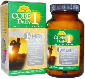Country Life Core Daily-1 for Men 50+ 60 tabs Мультівітаміни для чоловіків, 50+ 488801 фото