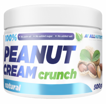 Арахисовый крем All Nutrition Peanut Cream 500 g / 20 servings / Crunch 1039942 фото