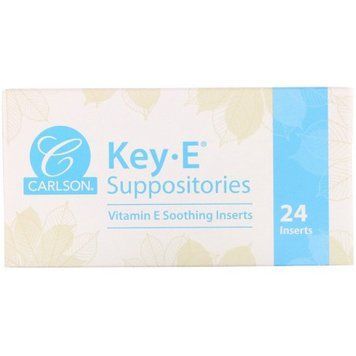 Carlson Labs Key&bull;E Suppositories 24 Soothing Inserts Суппозитории Key&bull;E 532774 фото
