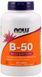 NOW Foods Vitamin B-50 250 TABS Вітамін B-50 520636 фото 1