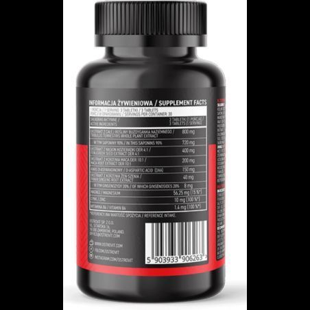 Бустер тестостерону OstroVit Testotabs 90 tabs / 30 servings 1022721 фото
