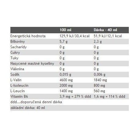 Nutrend Bcaa Liquid 1000 ml /25 servings/ Orange 504481 фото