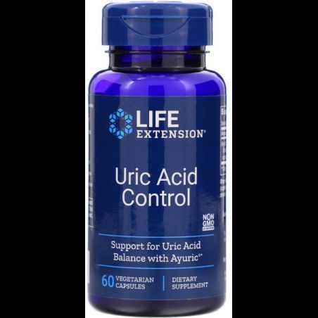 Life Extension Uric Acid Control 60 Veg Caps Мочевая кислота контроль 590838 фото