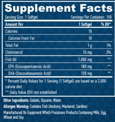 Haya Labs Omega 3 1000 mg 200 soft gel / 200 servings 1030933 фото