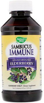 Nature's Way Sambucus Immune Elderberry Standardized 4 fl oz (120 ml) Черная бузина 535171 фото