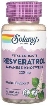 Solaray Triple Strength Resveratrol 225mg - 60 Veg Capsules 1452597 фото