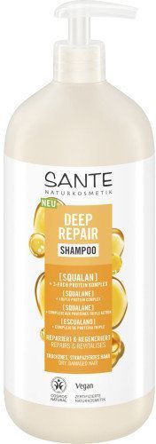 Sante Deep Repair Shampoo БІО-Шампунь для відновлення сухого пошкодженого волосся зі Скваланом 950 ml 1308799 фото