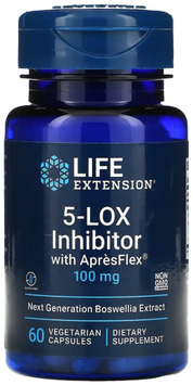 Life Extension 5-Lox Inhibitor Босвелия 100 мг 60 капсул 1159450 фото