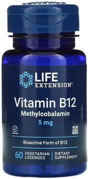 Life Extension Vitamin B12 Methylcobalamin 5 mg - 60 veg capsules 1461070 фото