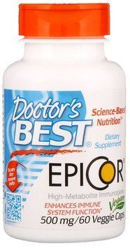 Doctor's Best, Epicor, 500 mg, 60 Veggie Caps (DRB-00177) 624068 фото