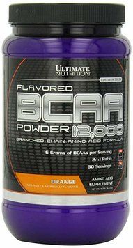 Амінокислота для спорту Ultimate Nutrition Flavored BCAA 12,000 Powder 457 g /60 servings/ Orange 391030 фото