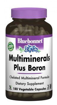 Bluebonnet Nutrition Multiminerals Plus Boron 180 caps 490505 фото