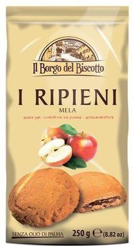 Печиво Il Borgo del Biscotto з яблучним джемом 250 г (8032755322641) 1146280 фото