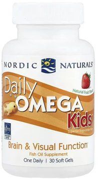 Nordic Naturals Daily Omega Kids - 30 softgels Natural Fruit 1453349 фото