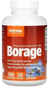 Jarrow Formulas Borage GLA-240 Бурачник Огіркова трава 1200 мг 120 капсул 1117859 фото