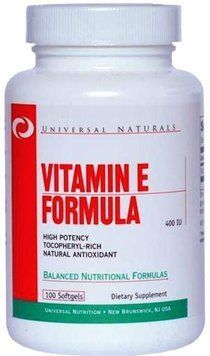Universal Nutrition Vitamin E Formula 100 caps 390739 фото