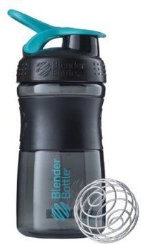 Шейкер BlenderBottle SportMixer 590 ml Black/Cyan 896232 фото
