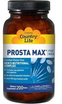 Country Life Prosta Max For Men Комплекс для здоровья и поддержки простаты 200 таблеток 894908 фото