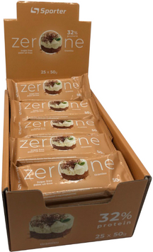 Протеїнові батончики Sporter Zero One 25x50 g/tiramisu 1187561 фото