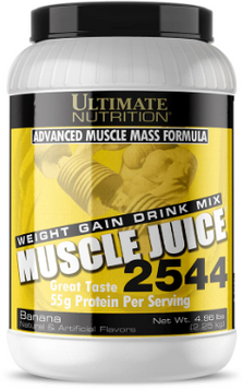 Гейнер Ultimate Nutrition Muscle Juice 2544 2250 г / 9 послуг / Банана 1301239 фото