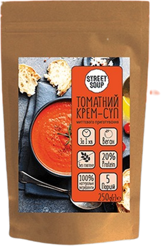 Крем-суп томатный Street Soup 250 г дой-пак (4820201770207) 1016417 фото