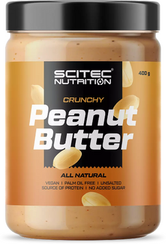 Арахисовое масло Scitec Nutrition Peanut Butter 400 g / crunchy 1017259 фото