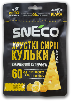 Сыр сушеный вспененный snEco Суперфуд 28 г (4823095814873) 1407656 фото