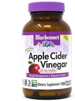 Bluebonnet Nutrition Apple cider vinegar Яблучний оцет 120 вегетаріанських капсул 897040 фото