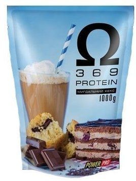 Протеїн Power Pro Protein Omega 3 6 9 1000 g / 25 servings / Мигдальний кекс 384446 фото