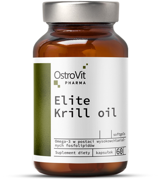 OstroVit Pharma Elite Krill Oil Омега 3 масло криля 60 капсул 970192 фото