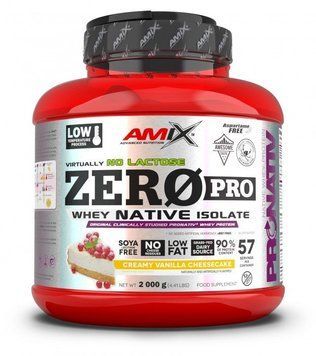Протеїн Amix ZeroPro Protein 2000 g /56 servings/Creamy Vanilla Cheescake 969845 фото