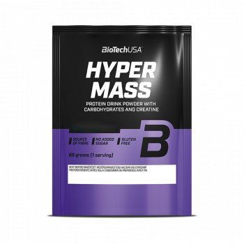 Гейнер BioTech Hyper Mass 65 g /sample/ Strawberry 851712 фото