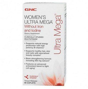 GNC Women's Ultra Mega Active without Iron 90 caps 382292 фото