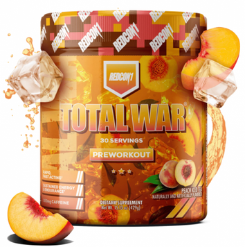 Передтренувальний комплекс Redcon1 Pre-workout Total War 429 g / 30 servings / Peach Iced Tea 1112749 фото