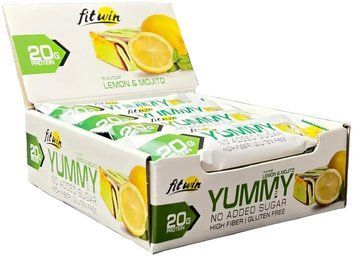FitWin Yummy - 12x55g Lemon and Mojito 1459734 фото
