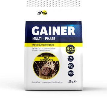 FitWin Gainer - 1500g Milk Chocolate 1459712 фото