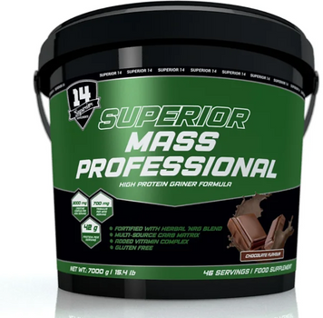Гейнер Superior Mass Professional 7000 g / 46 servings / Milk Chocolate 1116427 фото