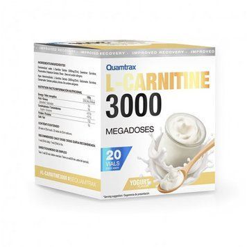 Жиросжигатель Quamtrax L-Carnitine 3000 20x25 ml Yogurt 721333 фото
