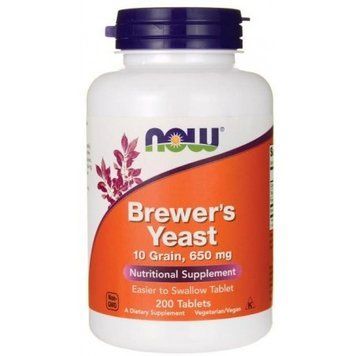 Now Foods Brewer's Yeast 200 Tabs Пивные дрожжи 520708 фото