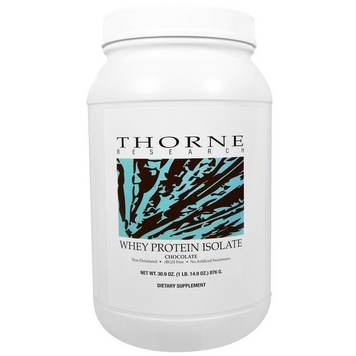 Протеин Thorne Research Whey Protein Isolate 876 g /30 servings/ Chocolate 661993 фото