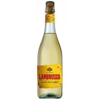 Вино ігристе Sizarini Lambrusco, біле напівсолодке, 0.75л 8% (DIS8004810675481) 1179263 фото