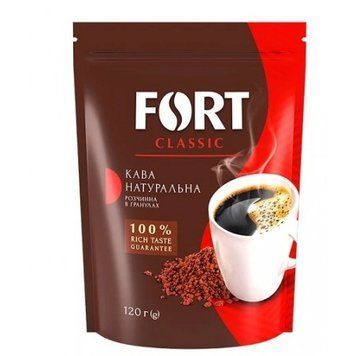 Кава розчинна Fort в гранулах 120 г (8720254065588) 1306431 фото