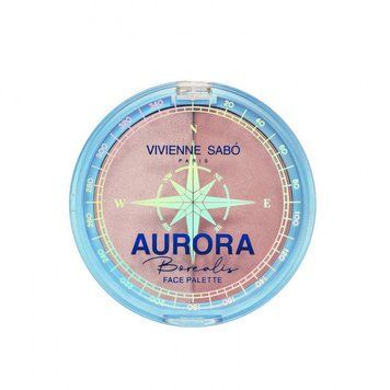 Vivienne Sabo Aurora Borealis Палетка для скульптурирования лица 01 Румяна + Хайлайтер 8 g 1300385 фото