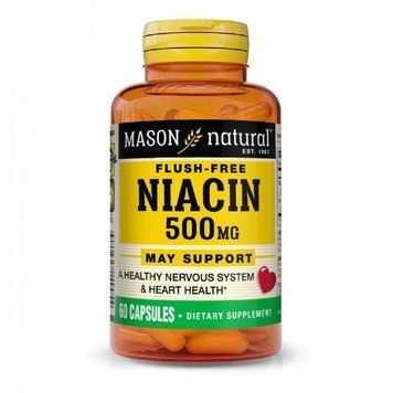 Mason Natural Niacin 500 mg Flush Free Ніацин 60 капсул 936593 фото