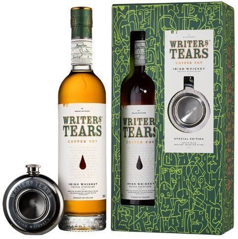 Віскі Pure Pot Still Writers Tears Irish Whiskey у подарунковій упаковці з флягою 0.7 л 40% (AS8000010739360) 1147390 фото