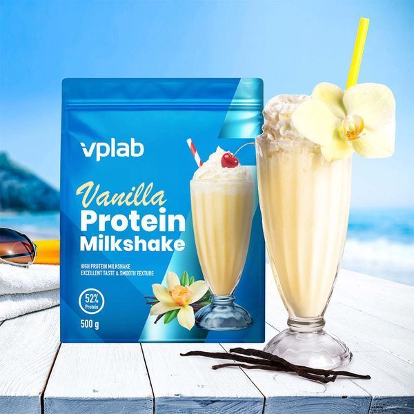 Протеїн VPLab Protein Milkshake - 500g Vanilla 1456350 фото