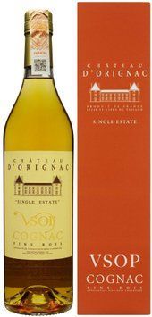 Коньяк Chateau D'Orignac Fins Bois VSOP 40% 0.7 л у коробці (FSH_3394150029811) 1360071 фото
